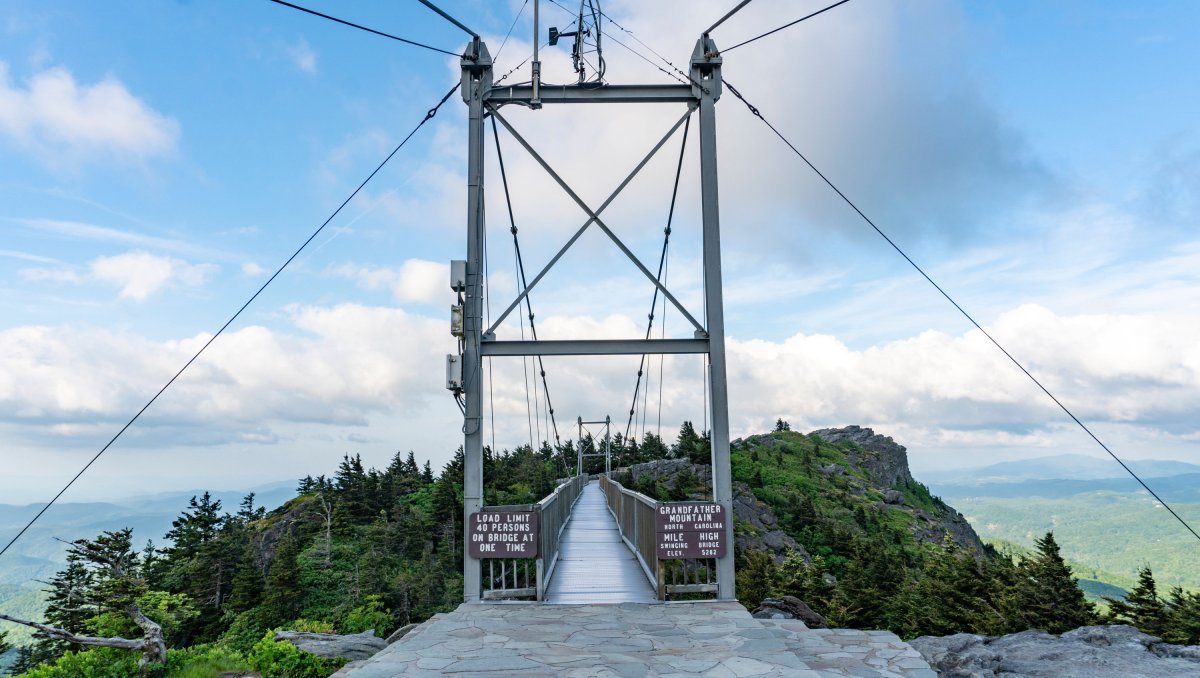 Visit Grandfather Mountain in NC MileHigh Swinging Bridge